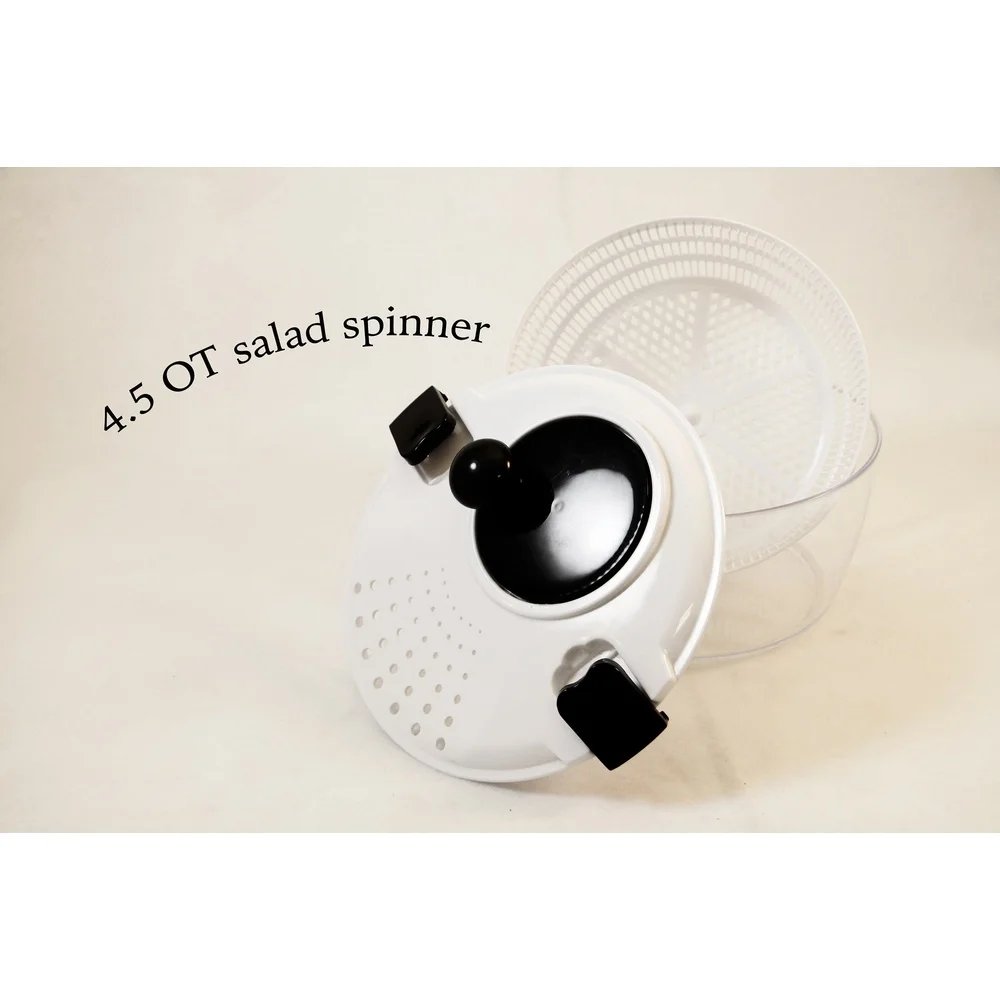 Salad Spinner with Locking Lid High Speed Knob Straining Bowl Colander Fruits and Vegetables Easy Salad Preparation