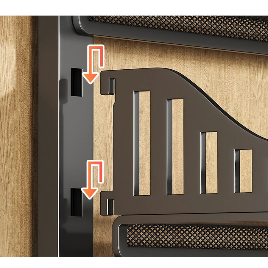 Over The Door Pantry Organizer, 10-Tier Pantry Door Hanging Heavy-Duty Carbon Steel Storage Rack Can Organizer For Kitchen Spice