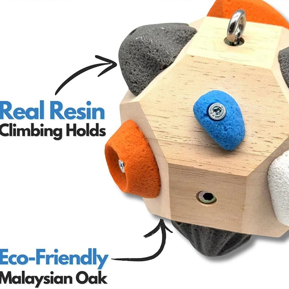 Handcrafted Boulder Block Climbing Holds Handmade Giant Stones DIY Finger Strength Training Ball Desktop Ornament Home Decor