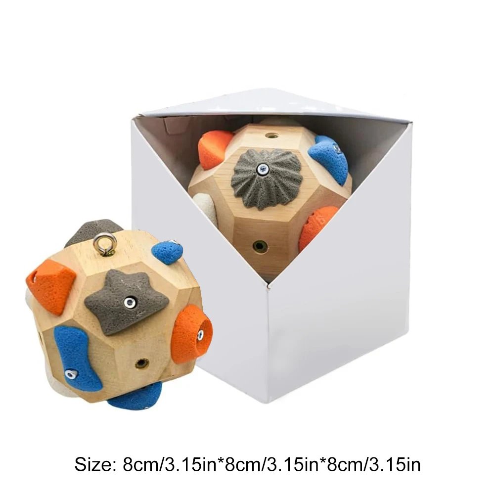 Handcrafted Boulder Block Climbing Holds Handmade Giant Stones DIY Finger Strength Training Ball Desktop Ornament Home Decor