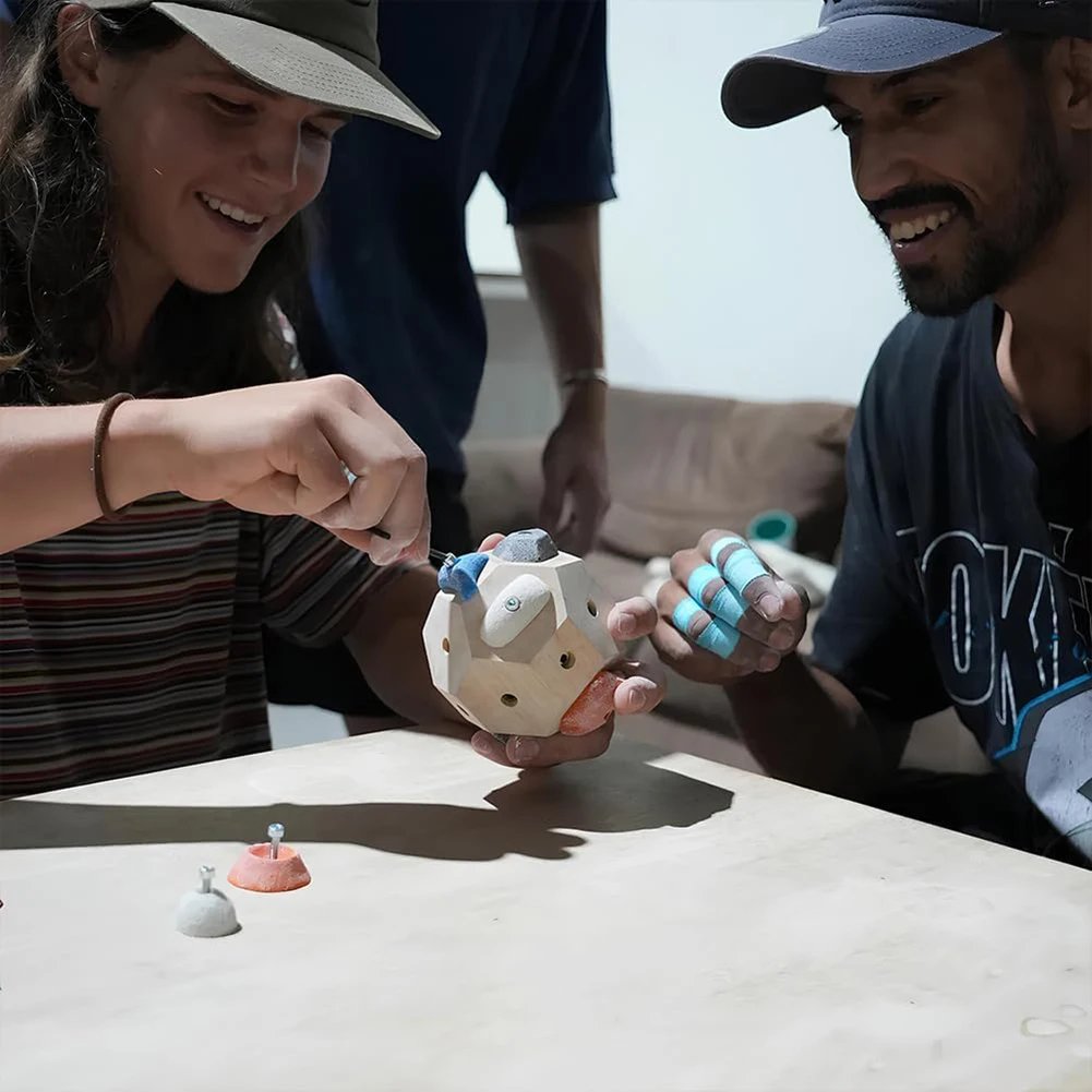 Handcrafted Boulder Block Climbing Holds Handmade Giant Stones DIY Finger Strength Training Ball Desktop Ornament Home Decor