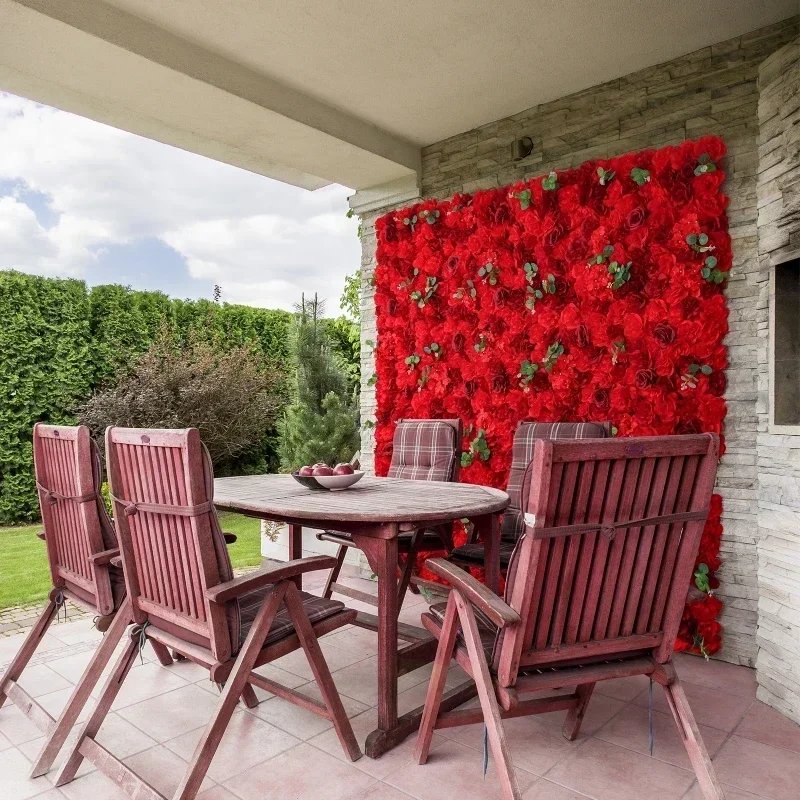 18pcs 3D Flowers Wall Backdrop16.5* 16.5Inch Artificial Silk Roses Panels Home decoration Floral Ideal for Wedding Celebrations 18pcs 3D Flowers Wall Backdrop16.5* 16.5Inch Artificial Silk Roses Panels Home decoration Floral Ideal for Wedding Celebrations