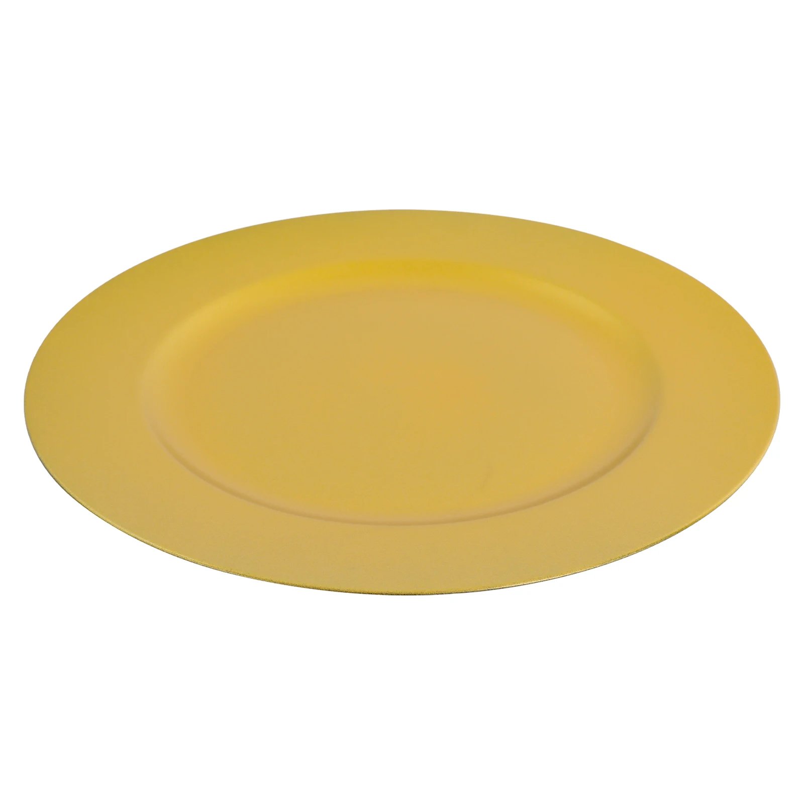 100 Pcs Charger Plates Set Gold Round PP Chargers Dinner Plate Wedding Decoration for Table Setting Wedding Party Baby Shower