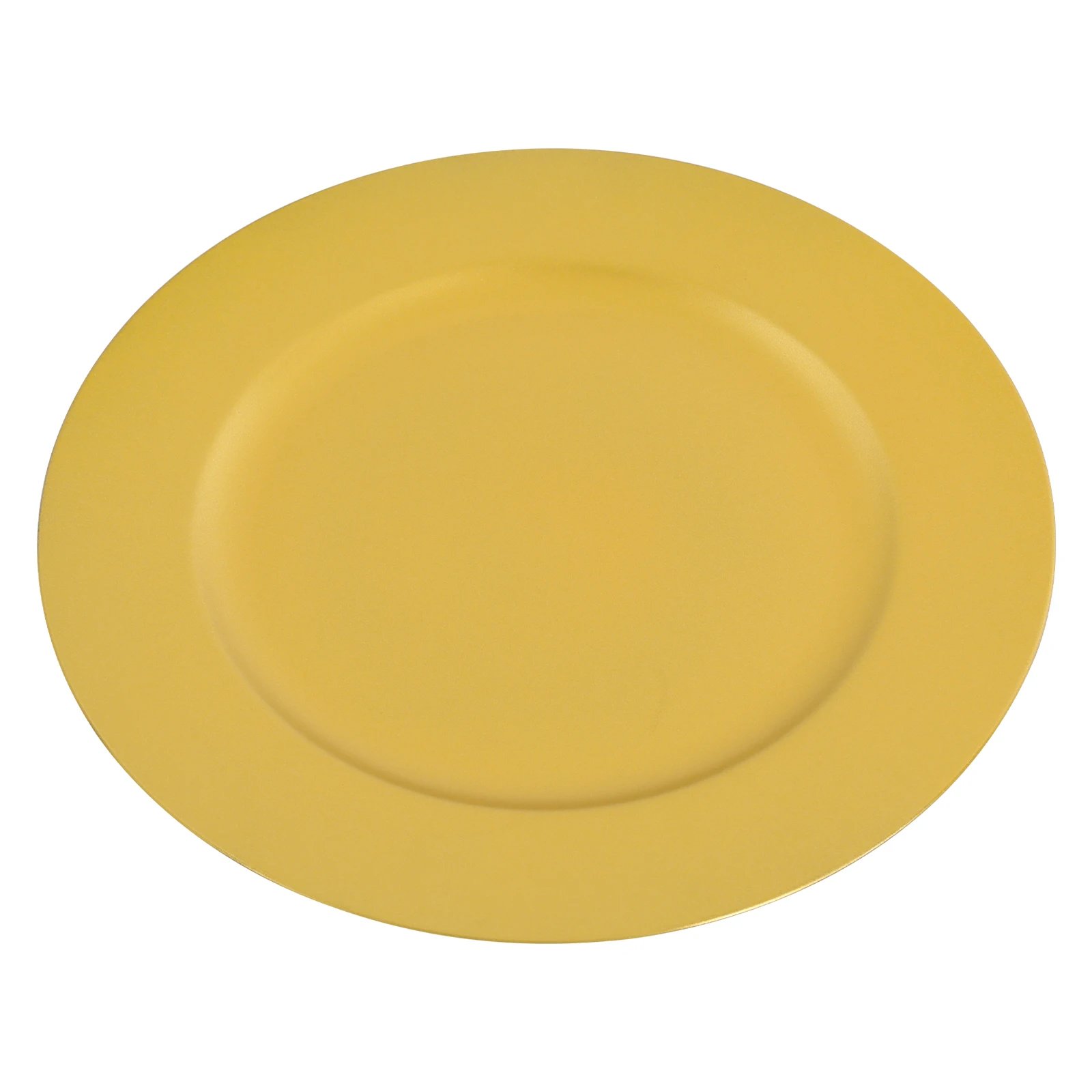 100 Pcs Charger Plates Set Gold Round PP Chargers Dinner Plate Wedding Decoration for Table Setting Wedding Party Baby Shower