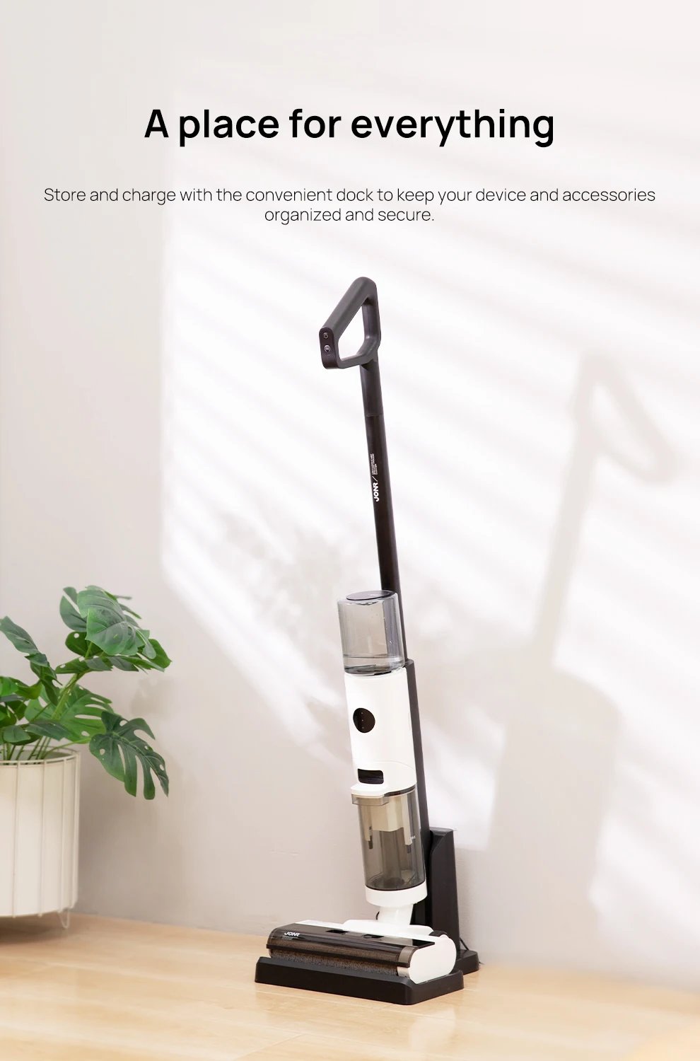 JONR ED12 Wet Dry Smart Vacuum Washing Cleaner Wireless Washing Floor Cleaner/Mop Water