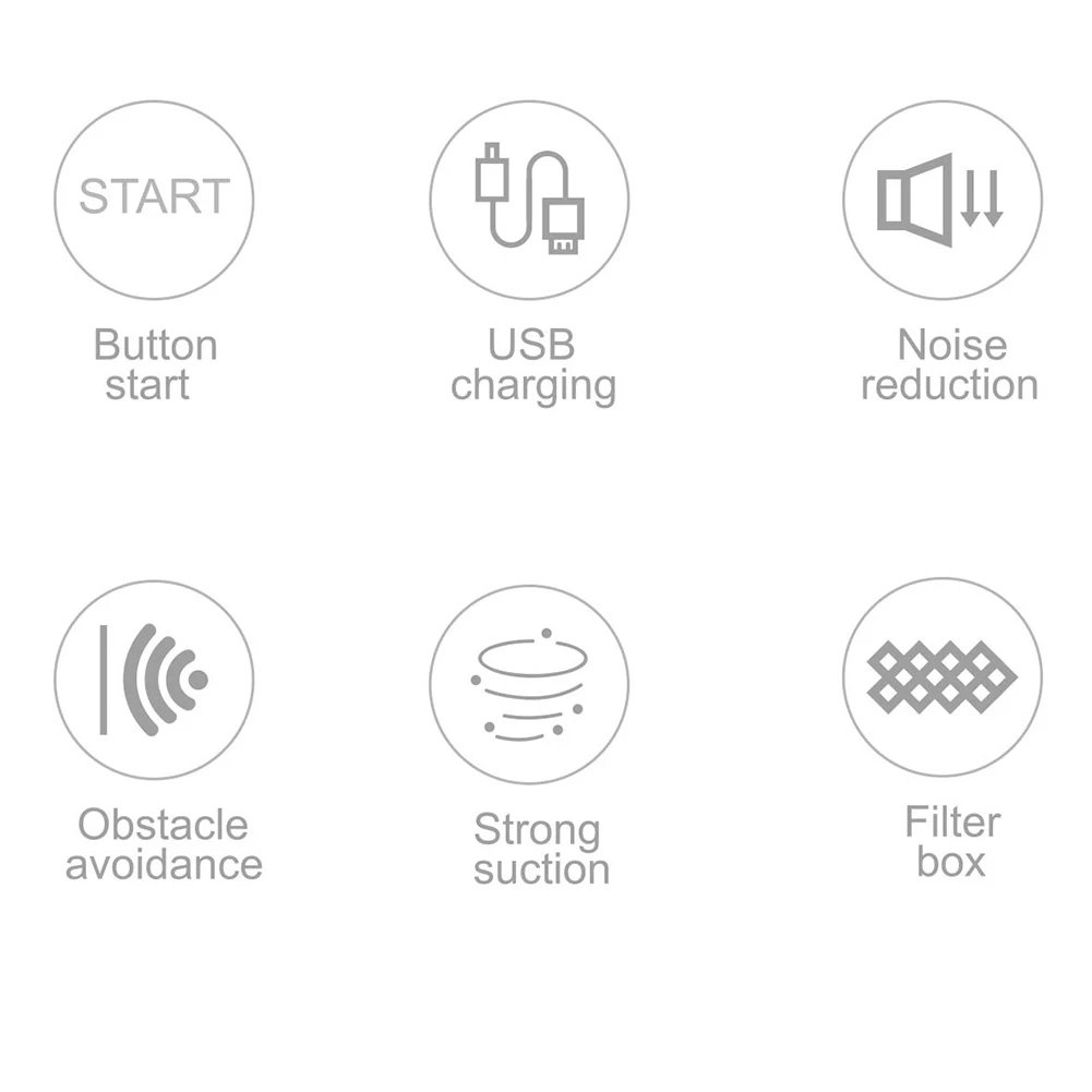 Automatic Sweeping Machine 1200mAh Intelligent Sweeping Robot Low Noise Labor Saving Rechargeable Home Cleaning Appliances