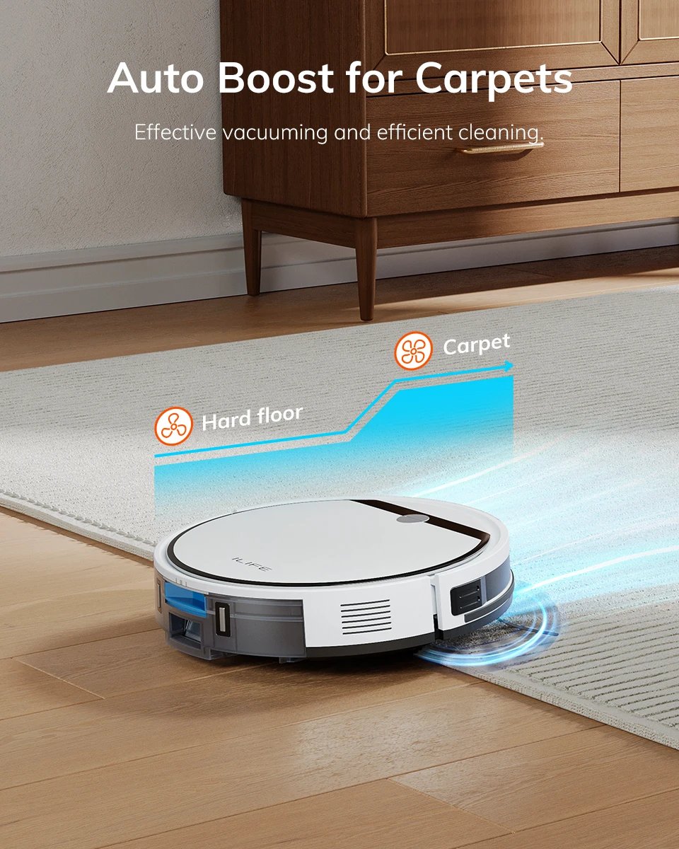 ILIFE  V3X/V7s Plus Vacuum Cleaner Robot ,120mins Automatic Charging,Home Appliance,For Sweeping Mopping Smart Home Clean