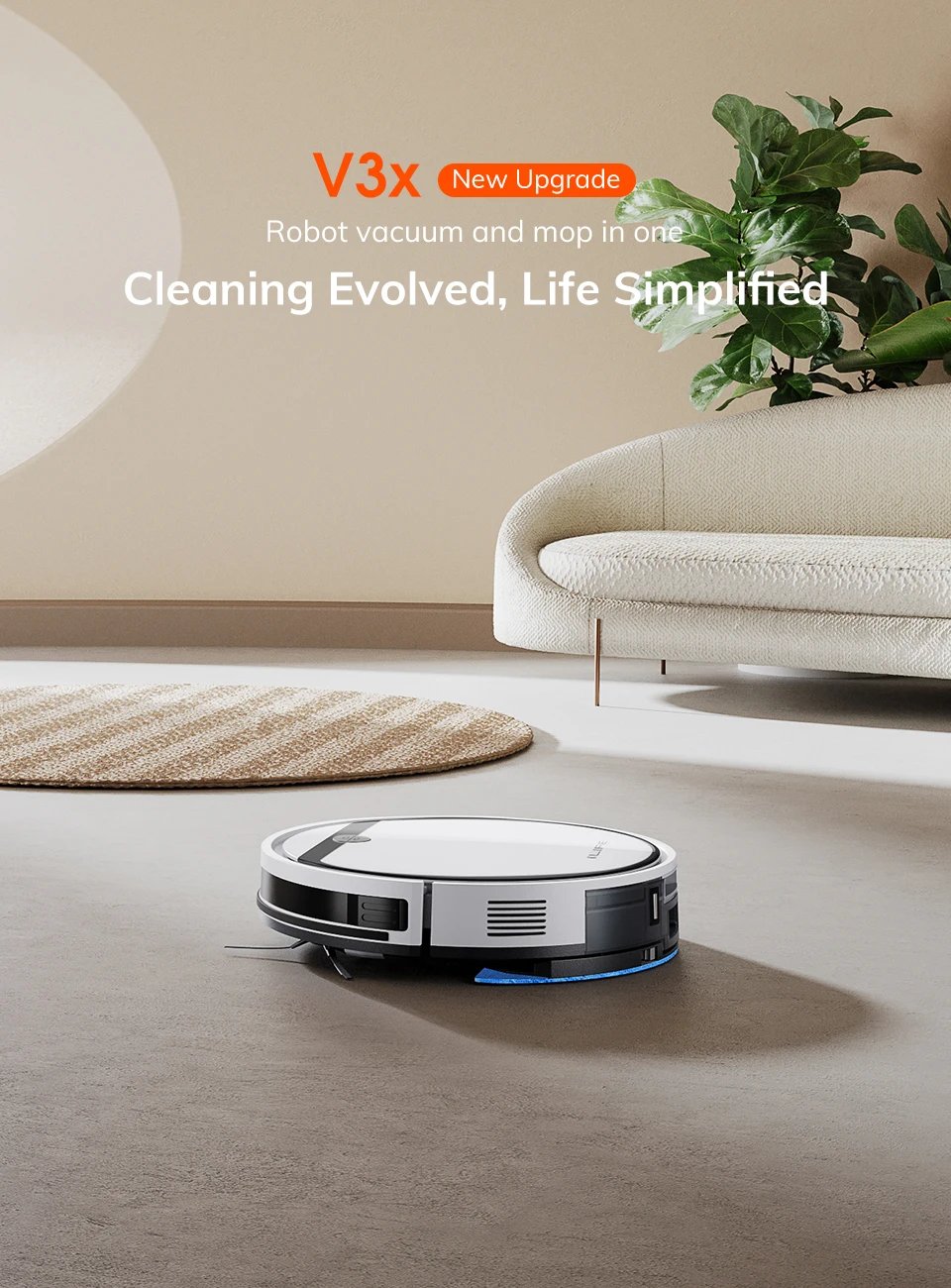 ILIFE  V3X/V7s Plus Vacuum Cleaner Robot ,120mins Automatic Charging,Home Appliance,For Sweeping Mopping Smart Home Clean