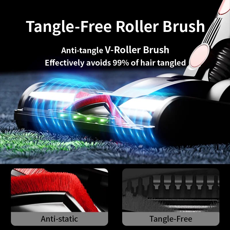 Blossom V18 Cordless Handheld Vacuum Cleaner,45000PA,Touch Screen,Smart Dust Sensor,Auto Speed Control for Home Bed Carpet Clean Blossom V18 Cordless Handheld Vacuum Cleaner,45000PA,Touch Screen,Smart Dust Sensor,Auto Speed Control for Home Bed Carpet Clean