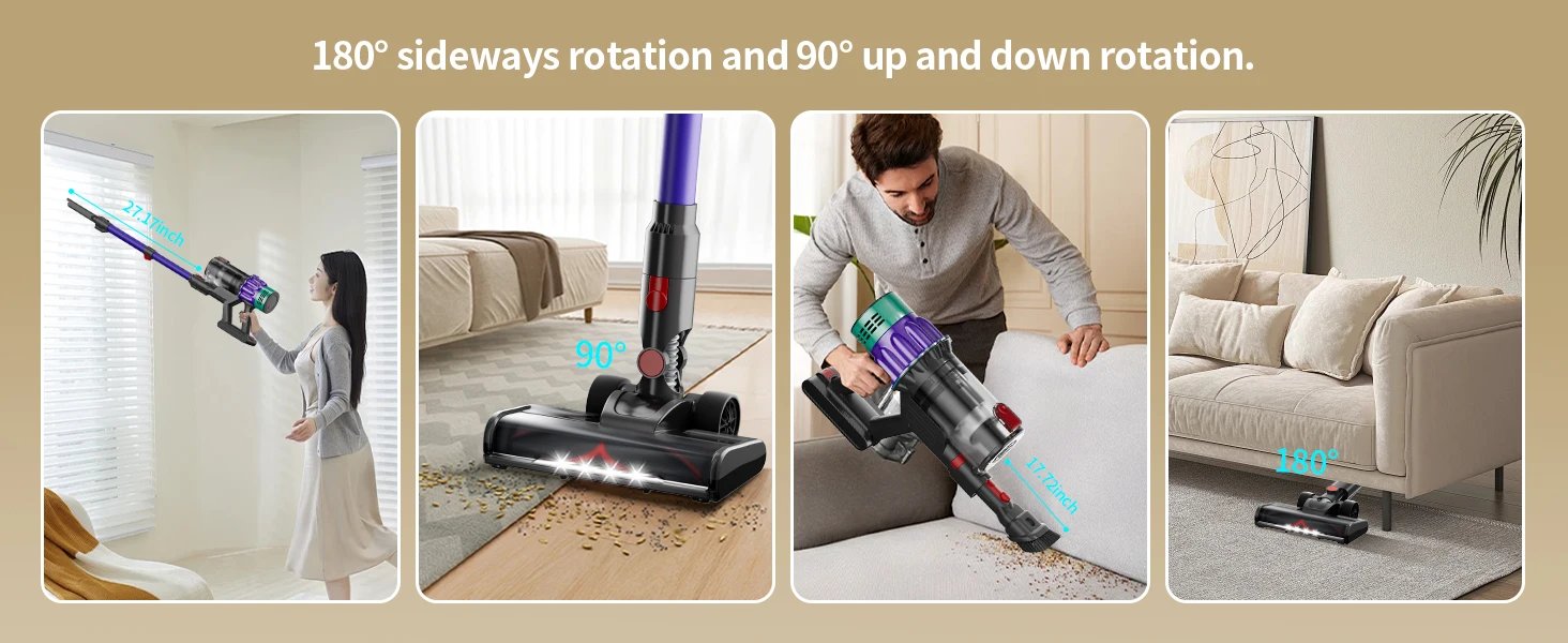 Blossom V18 Cordless Handheld Vacuum Cleaner,45000PA,Touch Screen,Smart Dust Sensor,Auto Speed Control for Home Bed Carpet Clean Blossom V18 Cordless Handheld Vacuum Cleaner,45000PA,Touch Screen,Smart Dust Sensor,Auto Speed Control for Home Bed Carpet Clean