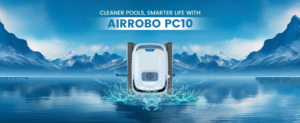 AIRROBO Pool Vacuum for Inground Pools, Smart Navigation Pool Cleaner Robot, Wall Climbing Pool Cleaner,120 Min Run Time