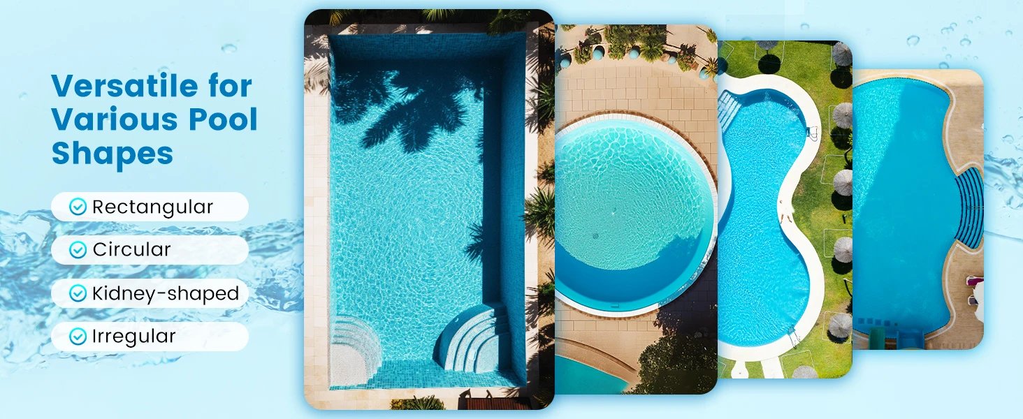 AIRROBO Pool Vacuum for Inground Pools, Smart Navigation Pool Cleaner Robot, Wall Climbing Pool Cleaner,120 Min Run Time