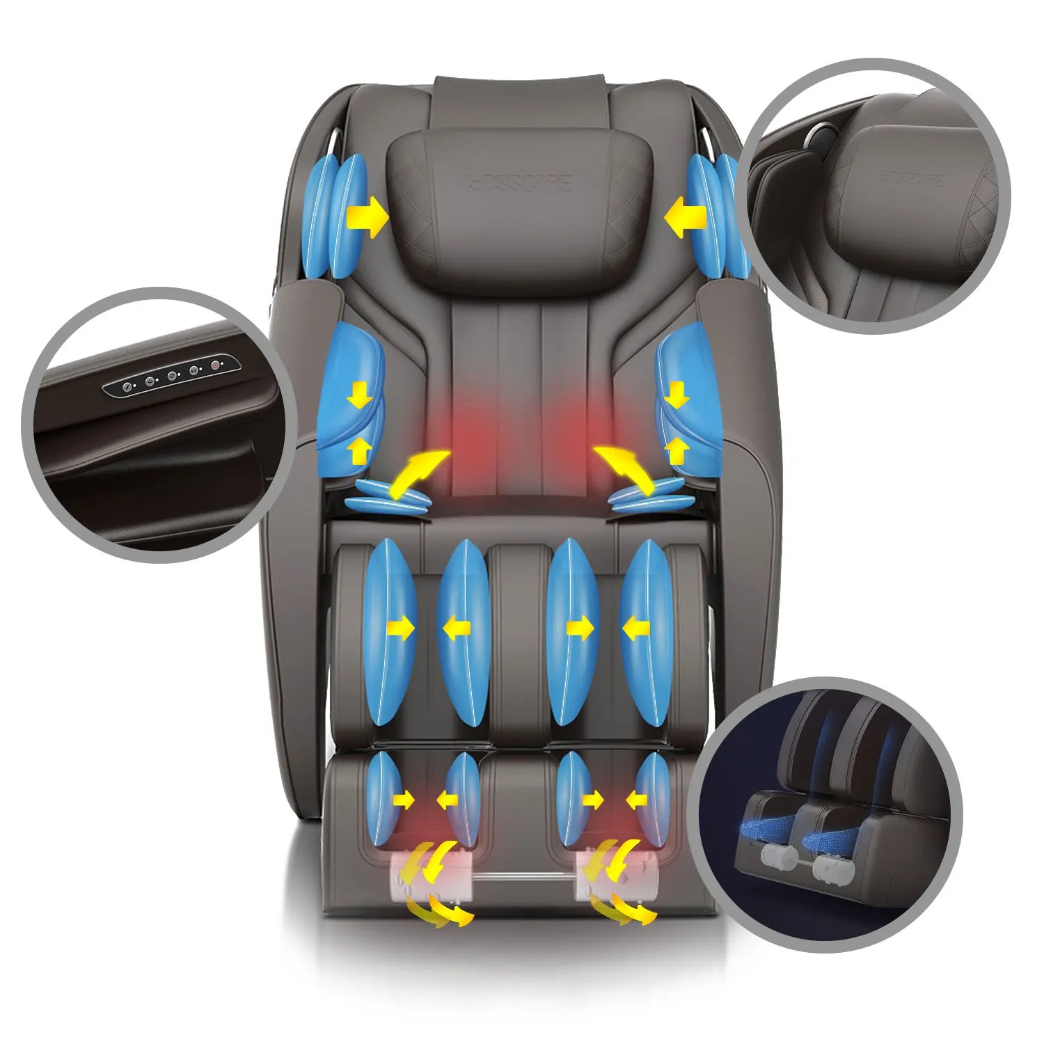 2 Year Warranty 4D SL Airbag Zero Gravity full body Massage Chair Home 3D Office Foot Roller Shiatsu Office Chair Massage Sofa 2 Year Warranty 4D SL Airbag Zero Gravity full body Massage Chair Home 3D Office Foot Roller Shiatsu Office Chair Massage Sofa