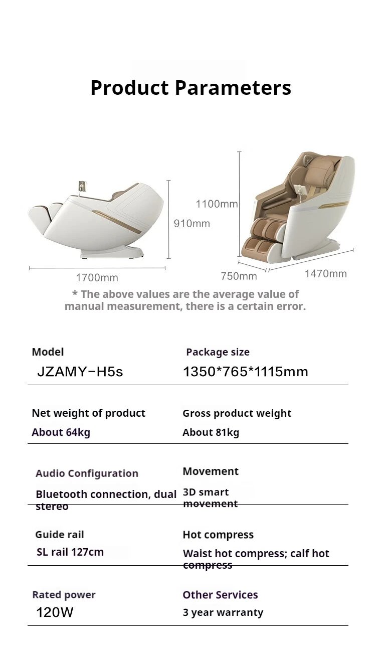 2 Year Warranty 4D SL Airbag Zero Gravity full body Massage Chair Home 3D Office Foot Roller Shiatsu Office Chair Massage Sofa