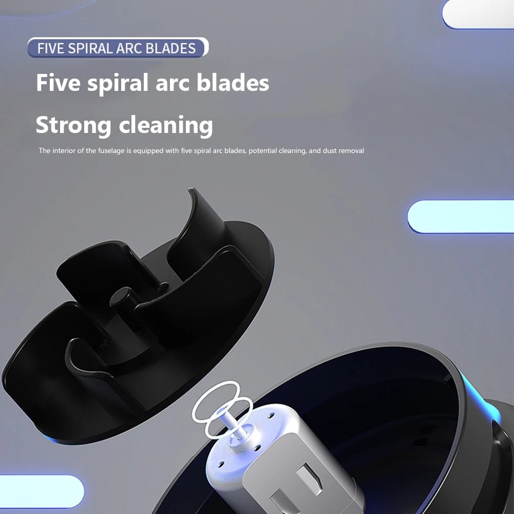 Mini Vacuum Cleaner Portable Wireless Vacuum Cleaner 500mAh USB Rechargeable with Detachable Nozzle for Home Office Keyboard