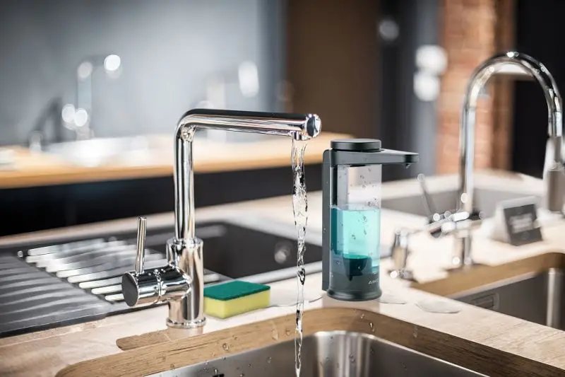 AIKE Automatic Liquid Soap Dispenser For Hands Washing Kitchen Liquid Soap Dispenser Chargeable USB Smart Dispenser For Soap