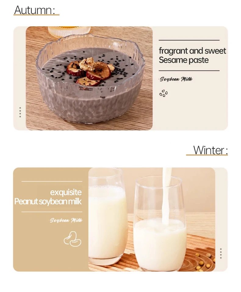 Blender with Heating Function  Soybean Milk Maker - Wall Breaking Technology for Easy Nutritious Beverage Preparation at Home