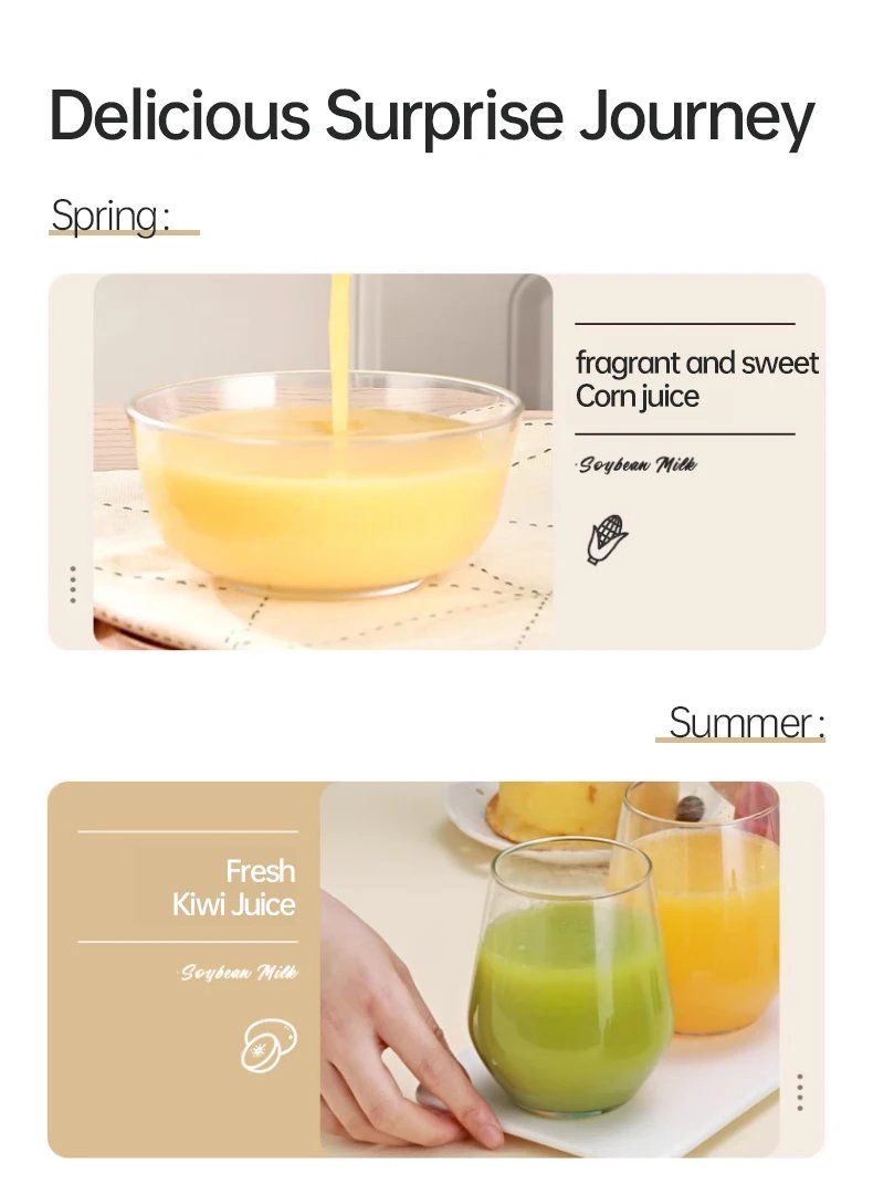 Blender with Heating Function  Soybean Milk Maker - Wall Breaking Technology for Easy Nutritious Beverage Preparation at Home