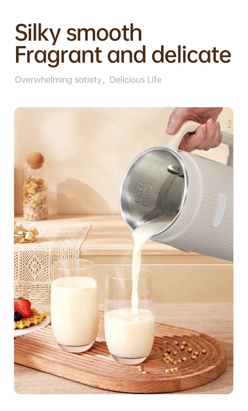 Blender with Heating Function  Soybean Milk Maker - Wall Breaking Technology for Easy Nutritious Beverage Preparation at Home
